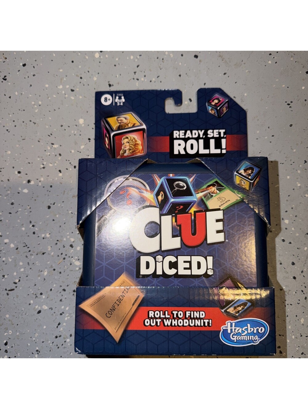 Clue Diced! Hasbro Dice Game Fast Travel Board Game Family Fun New Sealed
